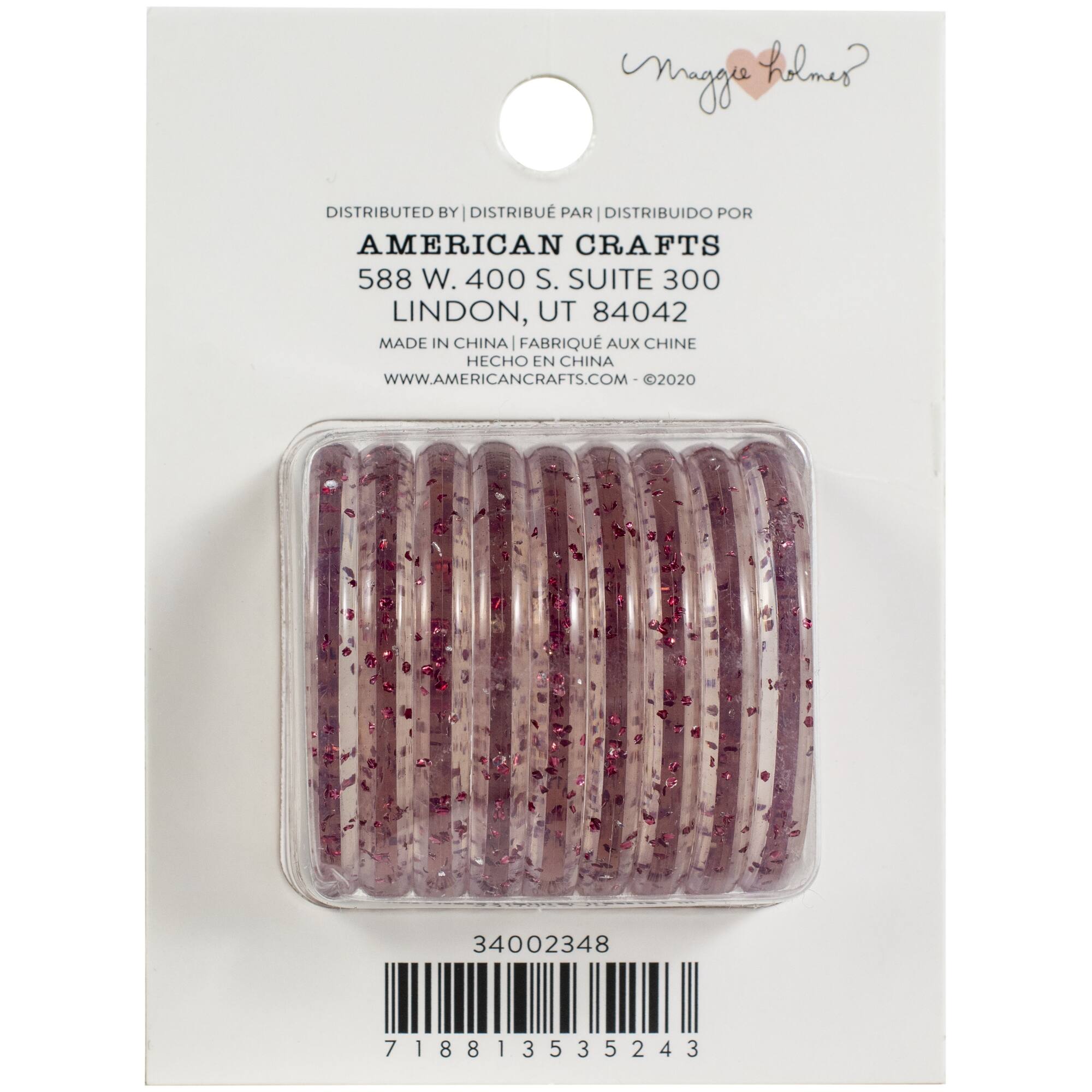 Maggie Holmes Day-To-Day Pink Glitter Planner Discs